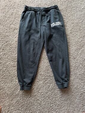 Volcom Black Fleece Jogger Pants